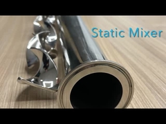 Эпоксидн-покрытый служенный фланцем кончает ясный статический смеситель