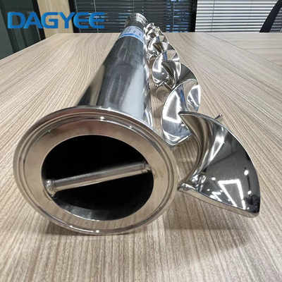 Blade Sanitary Tri-Clamp Ends Removable Elements Static Mixer