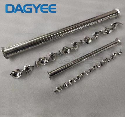 Flow Straightening Vane Custom Cooling Jackets Threaded Stainless Steel Static Mixer