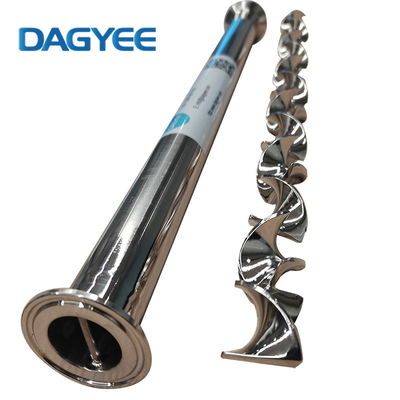 Flow Straightening Vane Custom Cooling Jackets Threaded Stainless Steel Static Mixer