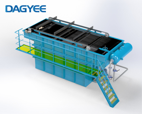 12.9KW Oil Industry Coagulation DAF Dissolved Air Flotation Solid Liquid Separation