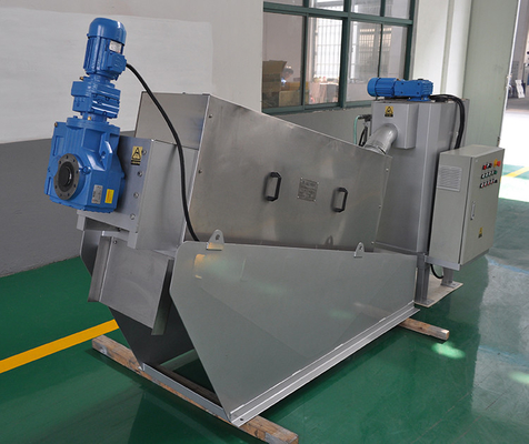 Cost Effective Dewatering Sludge Screw Press Dehydrator For Municipal Industrial Wastewater