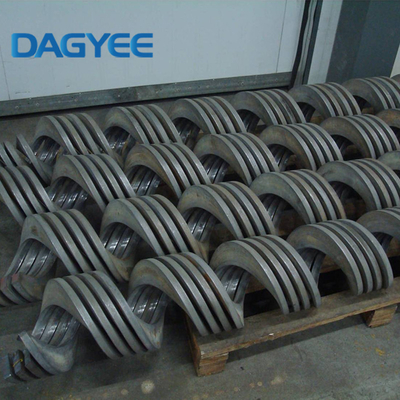 16mm Continuous Flighting Shaftless Blade Ground Auger Shaftless Screw Double Flight