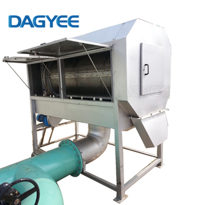 High Solid Liquid Separation 500m3/h Rotating Drum Screen