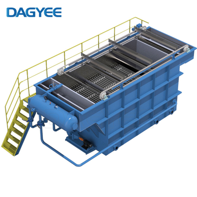 Dyeing Wastewater Automatic 15m3/H SUS304 DAF Dissolved Air Flotator Water Treatment System