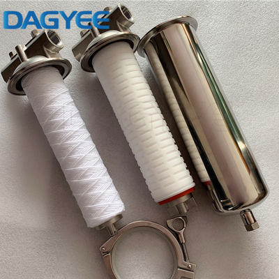 Wine Oil Water Treatment Unit Cartridge Filter Housing SS316