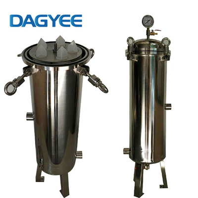 Stainless Steel 304 316 Liquid Multi Bag Cartridge Filter Housings