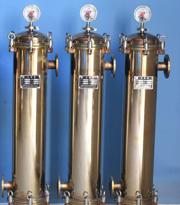 DYG-1-4S Small And Accurate 10m3 /H Single Bag Filter Housings
