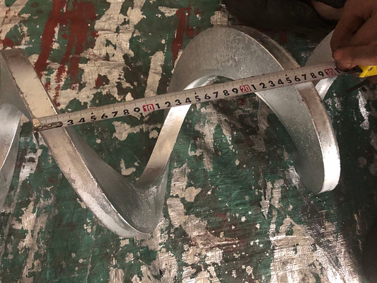 ISO Q345 SS304 Helical Blade Shaftless Screw Conveyor