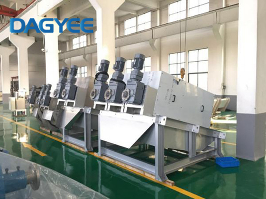 150kg/h Multi Plate Screw Press Dehydrator For Sludge Dewatering System