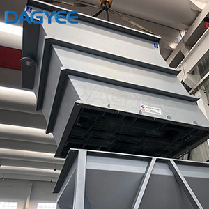 Solids Contact Inclined Plate Settler Lamella Clarifier UPVC Dewatering Tank