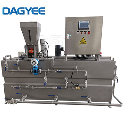 Flocculation Preparation Liquid Mixing Automated Polymer Polyelectrolyte Equipment