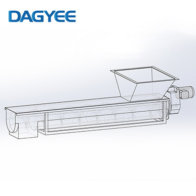 Waste Water Treatment Shaftless Screw Spiral Conveyors