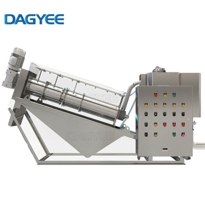 Multipal Screw Stack Disc Screw Press Dehydrator Volute Sludge Mechanical Dewatering Wastewater
