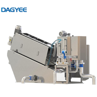 Beverage Industry Wastewater Treatment Screw Type Sludge Dewatering Machine