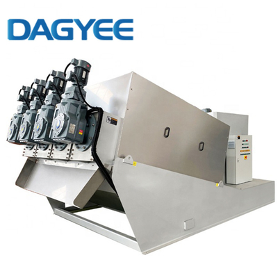 Cake Multipal Screw Stack Disc Dewatering Wastewater