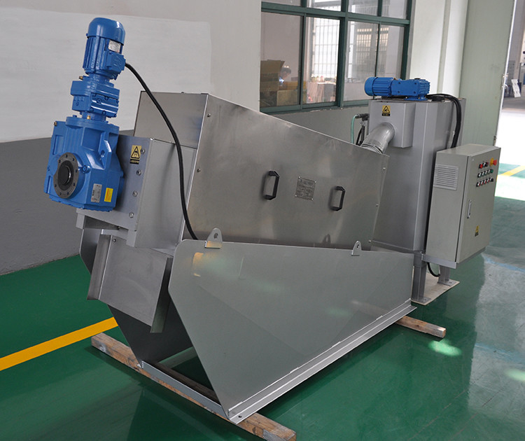 Cost Effective Dewatering Sludge Screw Press Dehydrator For Municipal Industrial Wastewater