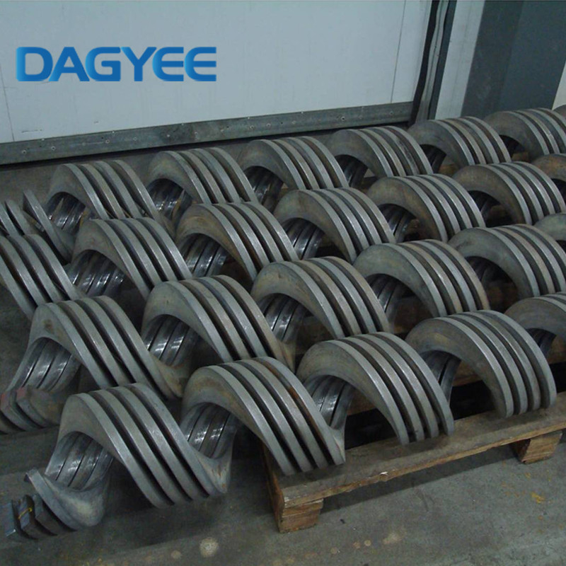 16mm Continuous Flighting Shaftless Blade Ground Auger Shaftless Screw Double Flight